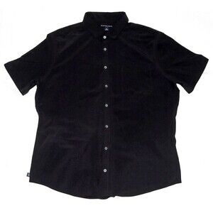 Mizzen + Main Leeward Trim Fit Men's Short Sleeve Button Front Shirt Size XL